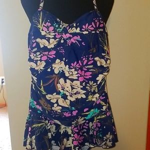 Adorable floral one piece swimsuit